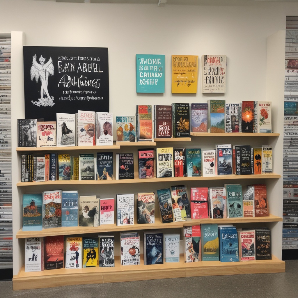 Non-fiction book cover display